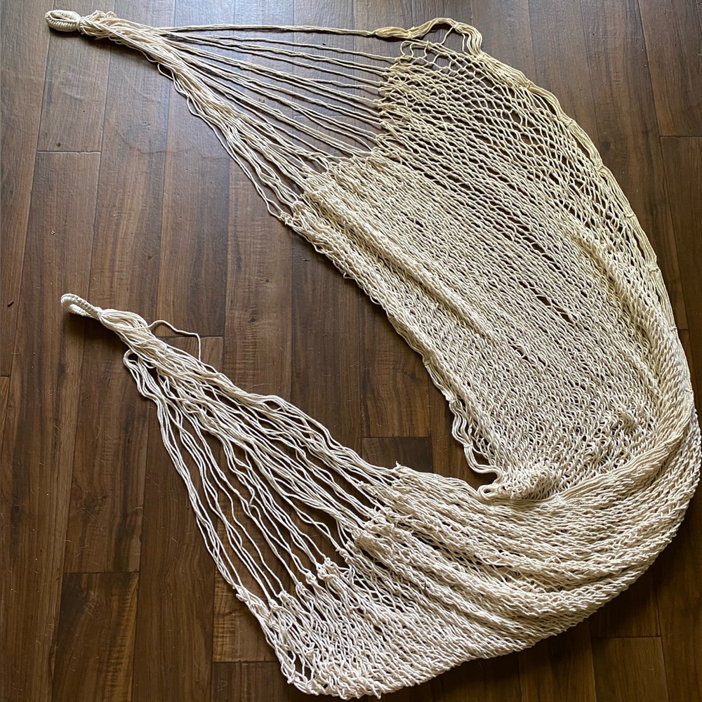 Large Crocheted Boho Hammock